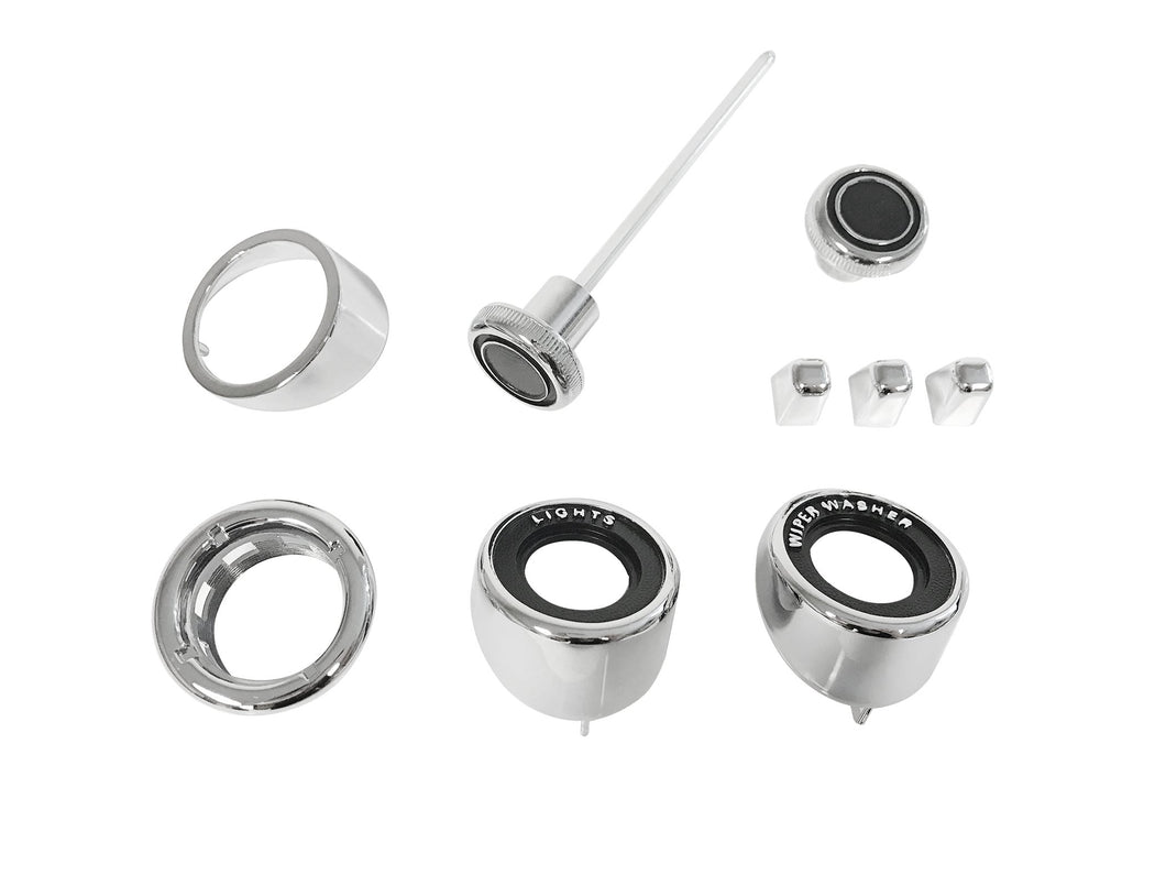 1969 Dash Bezel and Knob Kit