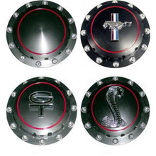 Load image into Gallery viewer, 1964-73 Mustang Twist-Off Gas Cap Black (Billet Aluminum)