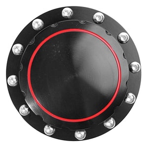 1964-73 Mustang Twist-Off Gas Cap Black (Billet Aluminum)