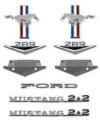 1965-66 FASTBACK HI PERFORMANCE EMBLEM KIT